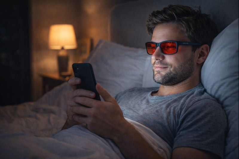 SHIELD PRO — Verres rouges anti lumière bleu